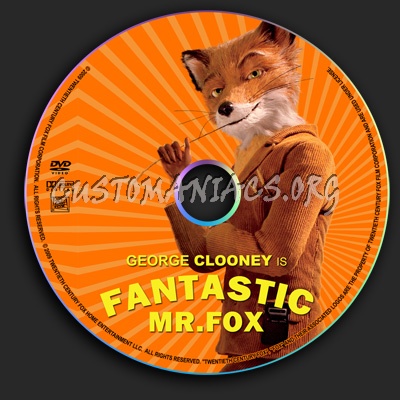 Fantastic Mr. Fox dvd label