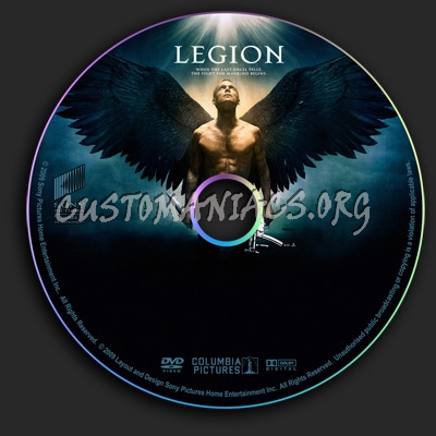 Legion dvd label