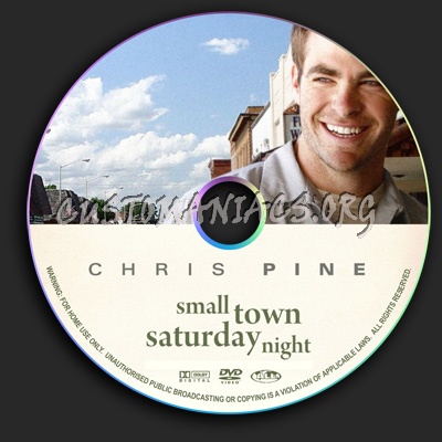 Small Town Saturday Night dvd label