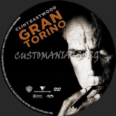 Gran Torino dvd label