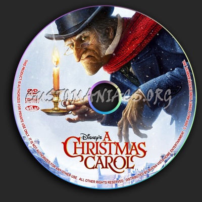 A Christmas Carol dvd label