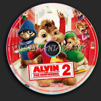 Alvin And The Chipmunks 2 dvd label