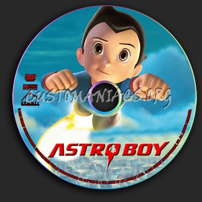 Astro Boy dvd label