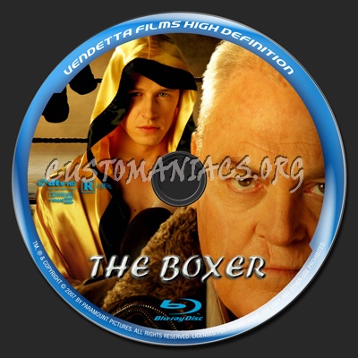 The Boxer blu-ray label