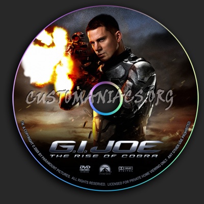 G.I Joe - The Rise Of Cobra dvd label