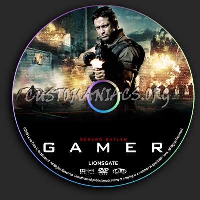 Gamer dvd label