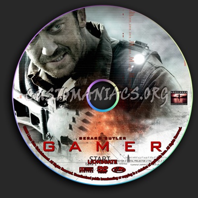 Gamer dvd label