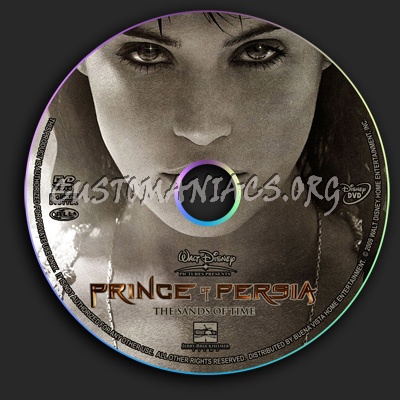 Prince Of Persia - The Sands Of Time dvd label