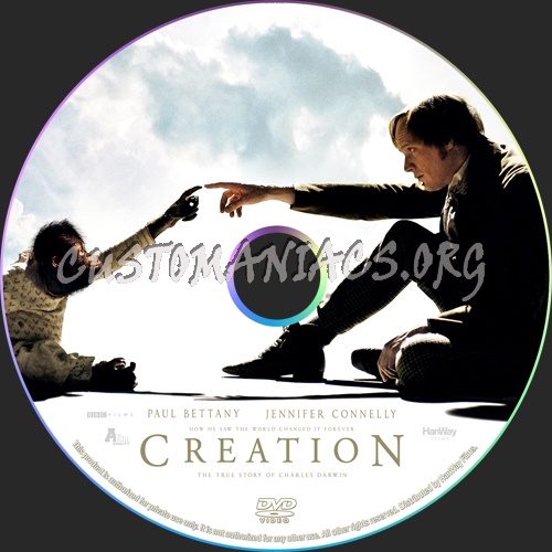 Creation dvd label