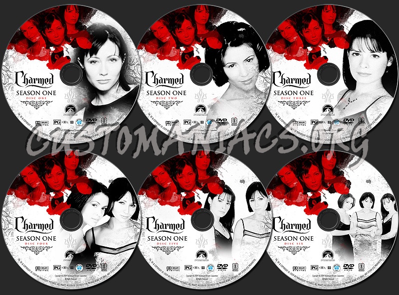 CHARMED - The Complete Series dvd label