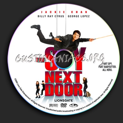 The Spy Next Door dvd label