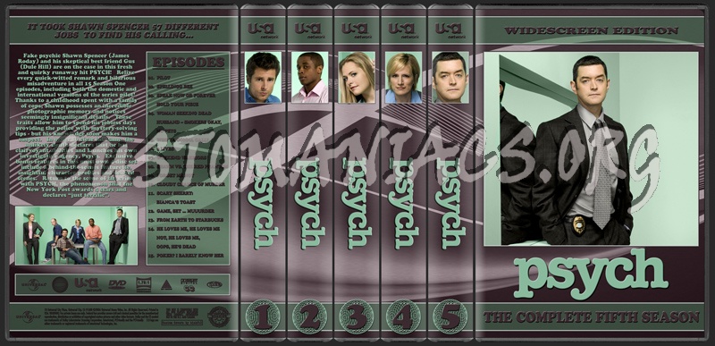 Psych dvd cover