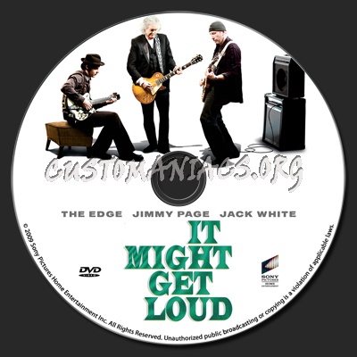 It Might Get Loud dvd label