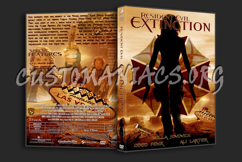 Resident Evil: Extinction dvd cover