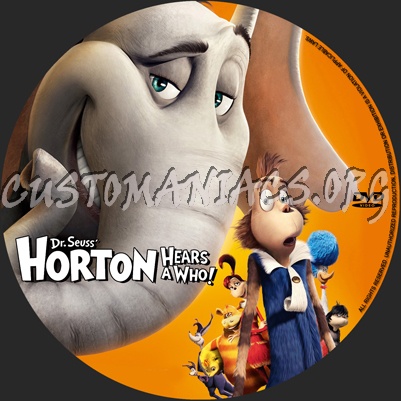 Horton Hears a Who! dvd label