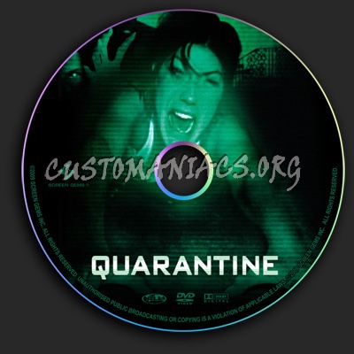 Quarantine dvd label