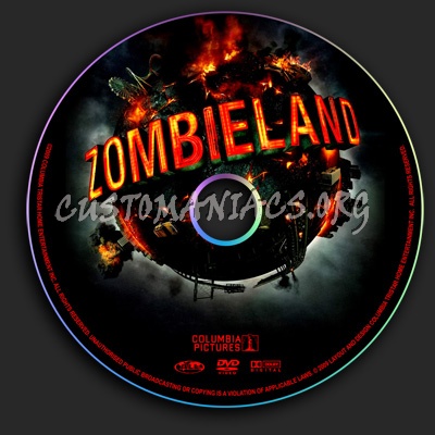 Zombieland dvd label