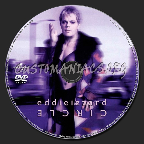 Eddie Izzard - Circle dvd label