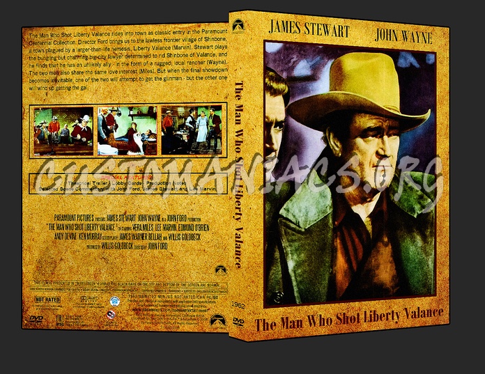 Western Collection The Man Who Shot Liberty Valance 1962 dvd cover