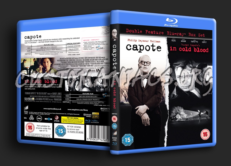 Capote / In Cold Blood blu-ray cover