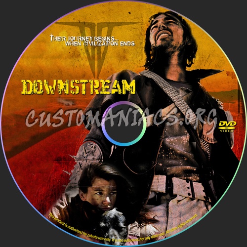 Downstream dvd label