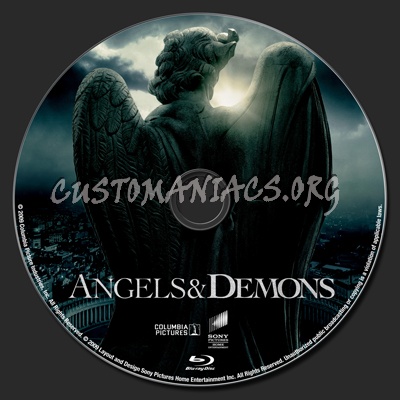 Angels & Demons blu-ray label