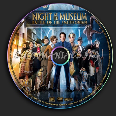 Night At The Museum - Battle Of The Smithsonian dvd label