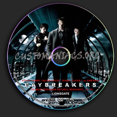 Daybreakers dvd label