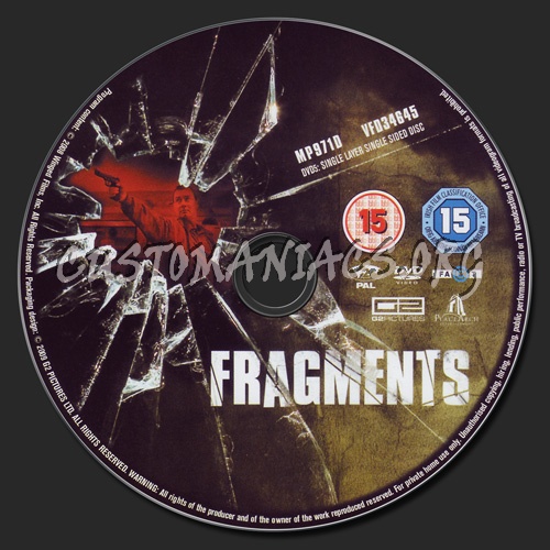 Fragments dvd label