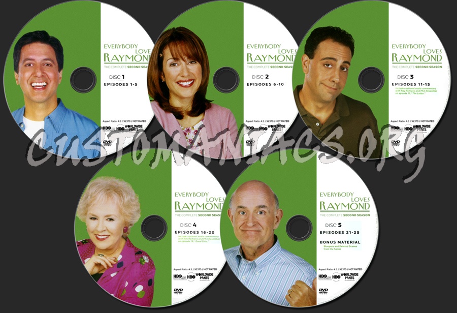 Everybody Loves Raymond Season 2 dvd label - DVD Covers & Labels