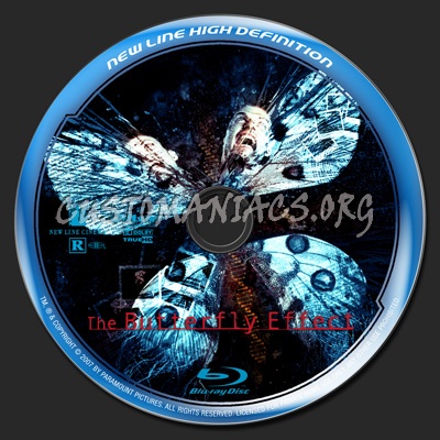 The Butterfly Effect blu-ray label