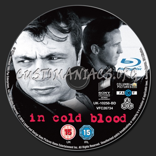 In Cold Blood blu-ray label