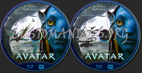 Avatar blu-ray label