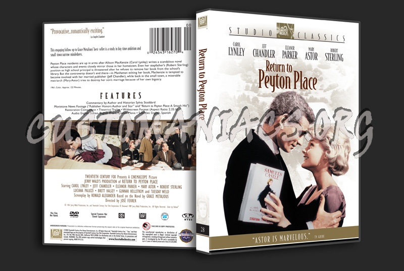 Return to Peyton Place dvd cover