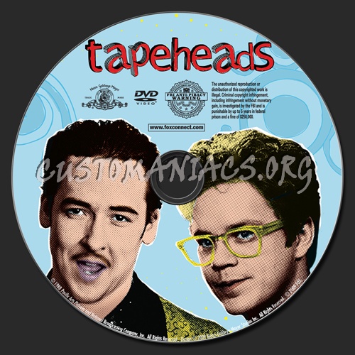 Tapeheads dvd label