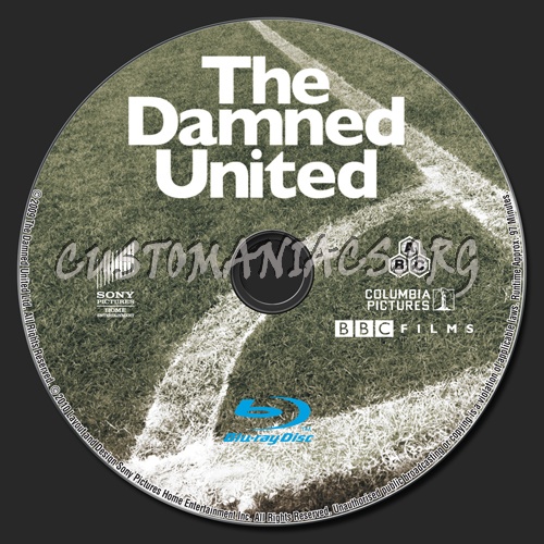 The Damned United blu-ray label