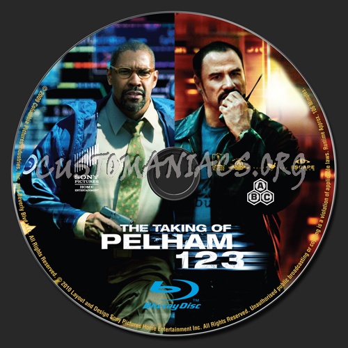 The Taking of Pelham 123 blu-ray label