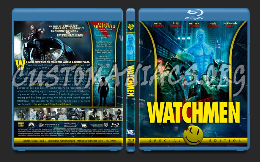 Watchmen blu-ray cover