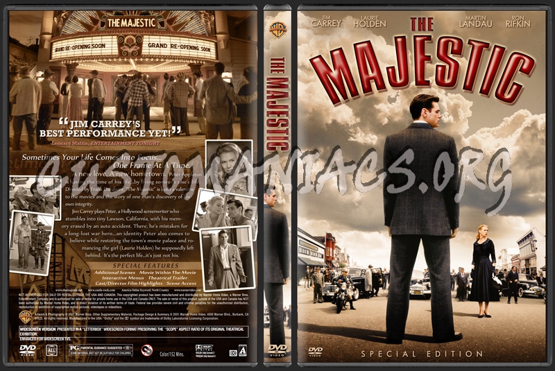 The Majestic dvd cover