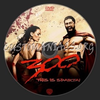 300 dvd label