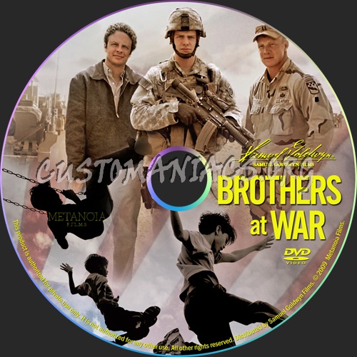 Brothers at War dvd label