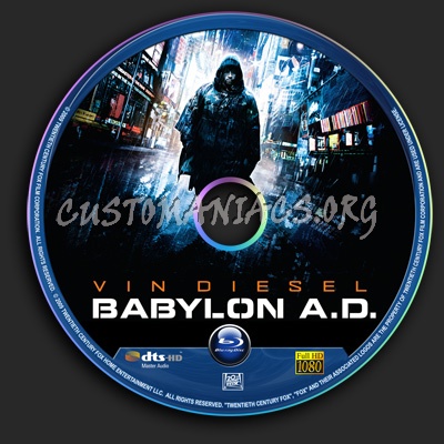 Babylon A.D blu-ray label