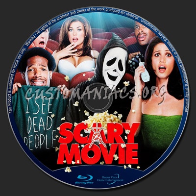 Scary Movie blu-ray label