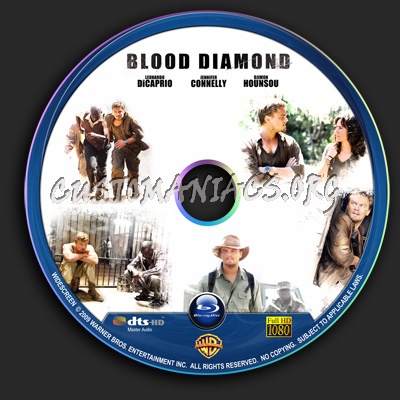 Blood Diamond blu-ray label