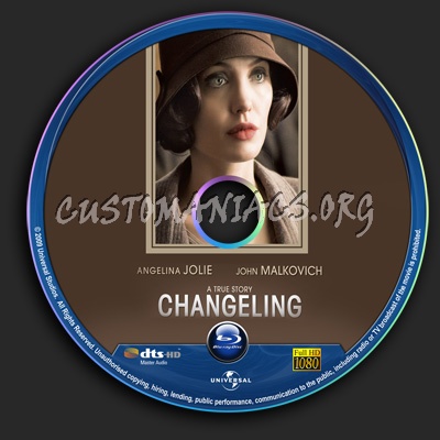 Changeling blu-ray label