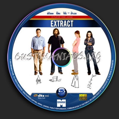 Extract blu-ray label