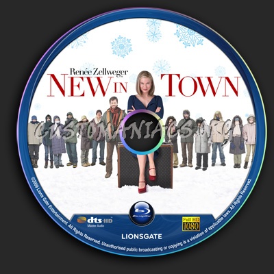 New In Town blu-ray label