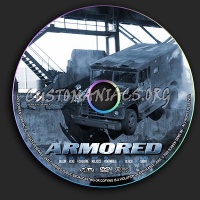 Armored dvd label