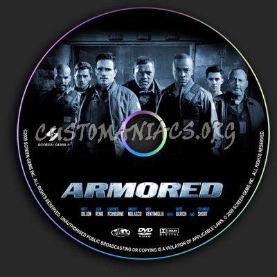 Armored dvd label