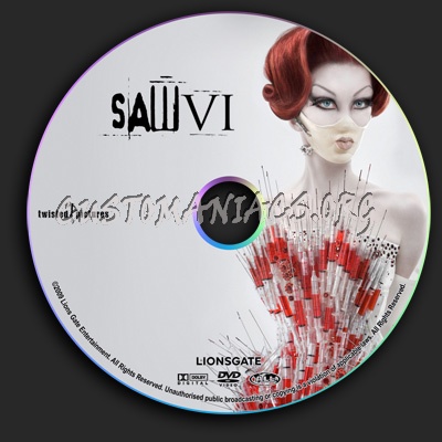 Saw 6 dvd label